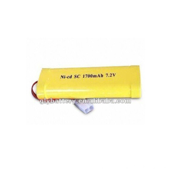 Atacado 7.2 v nicd bateria recarregável ni-cd sc 1700mah